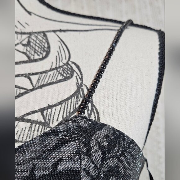 NEW Gunne Sax Jessica McClintock Maxi Brocade Dress - Picture 8 of 8